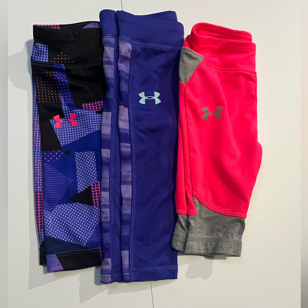 Under Armour Leggings Set - Black, Purple, Pink